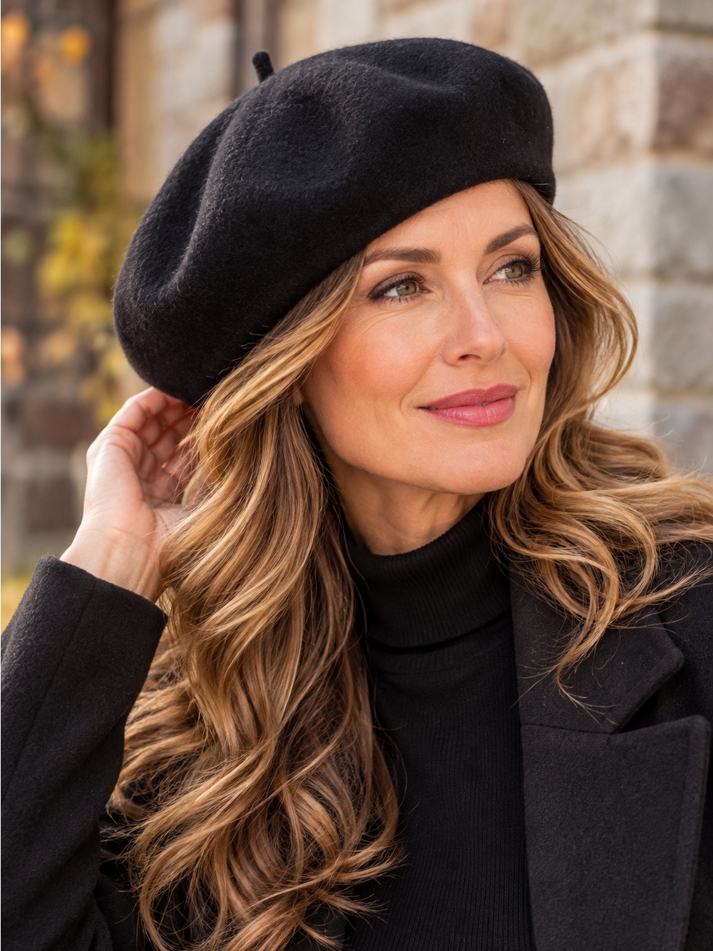Parkhurst Black Wool Fedora Hat - Classic Wool Accessory